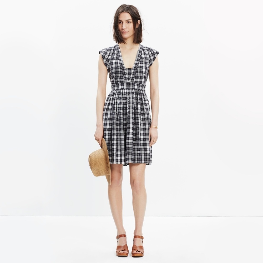 Madewell Nightbreeze Dress in Strokedash pattern